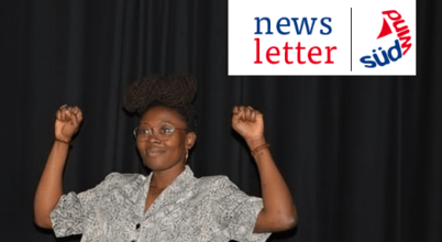 Vorschau des SÜDWIND-Newsletters Oktober 2026 zum Thema Shrinking Spaces.